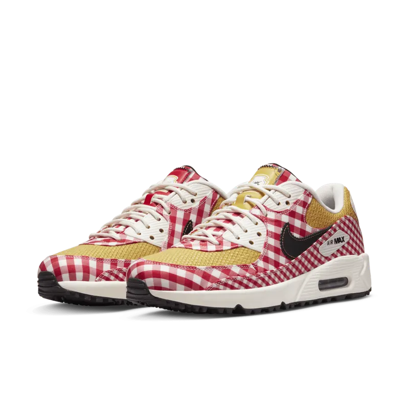 Nike Air Max 90 Golf NRG Picnic – “University Red / White / Sand Gold / Black” (DH5244-600)