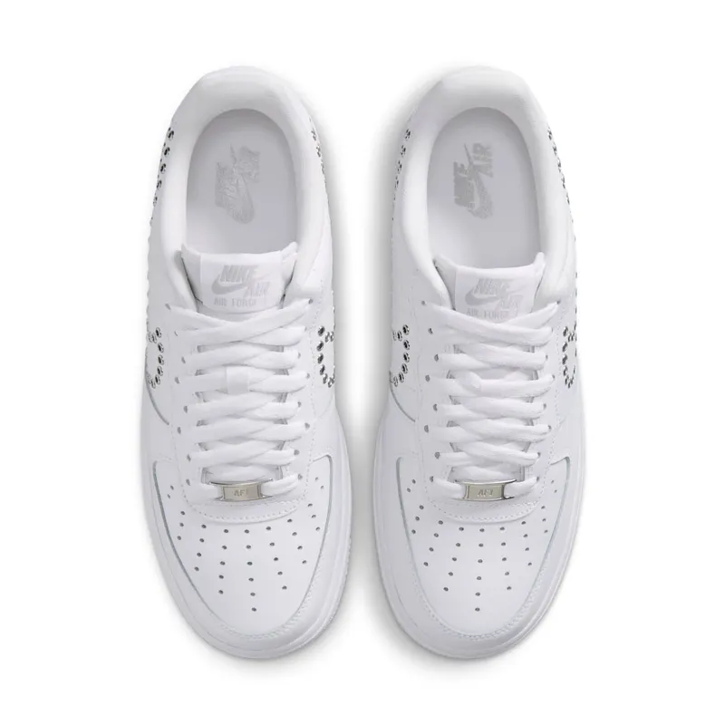 Nike Air Force 1 Low ’07 LV8 Triple White Metallic Silver (IW1234-100)