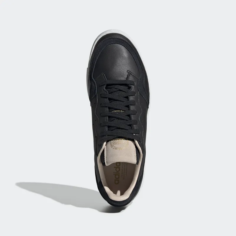 adidas Supercourt Core Black Crystal White Core Black/Core Black/Crystal White (EF9189)