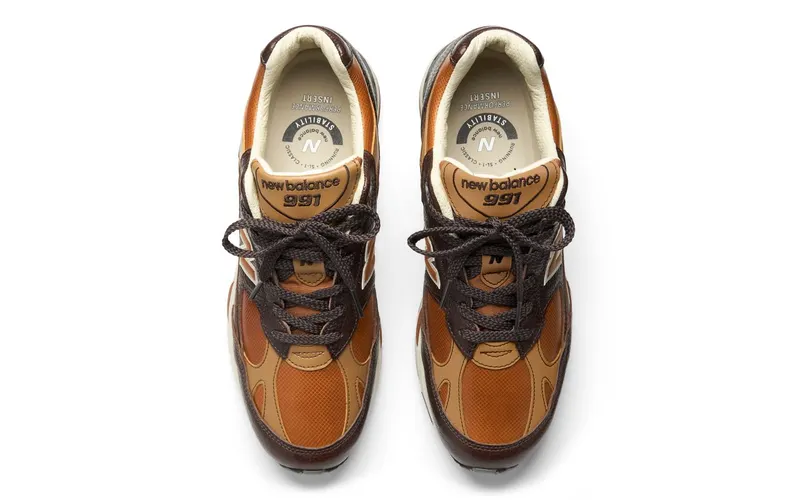 New Balance 991 Chocolate Plum / Caramel Cafe / Tan (W991LB1)