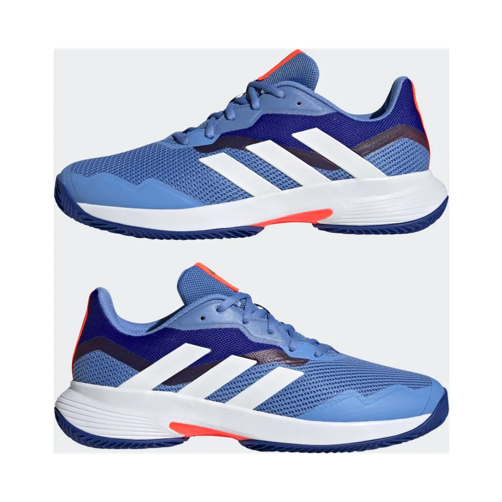 adidas CourtJam Control Clay Tennis Shoes Blue Fusion / Cloud White / Lucid Blue (HQ8470)
