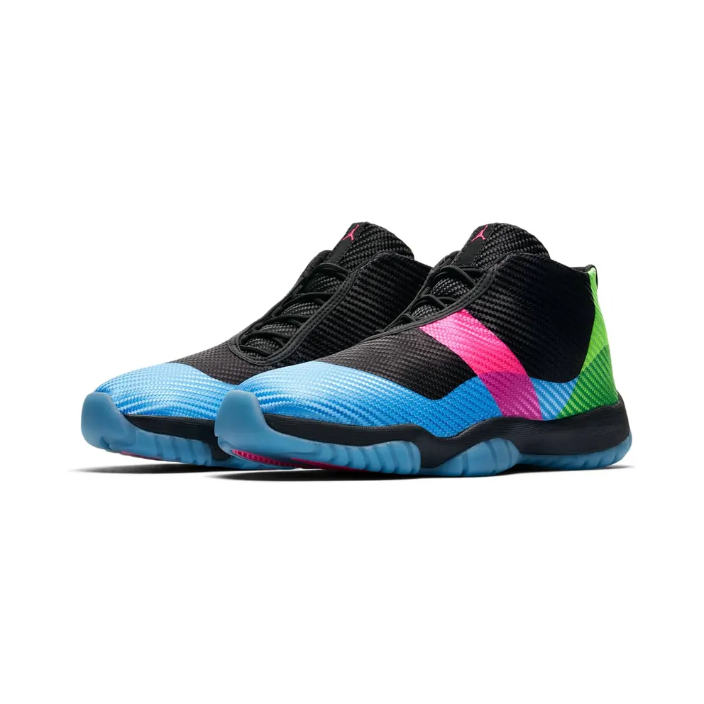 Jordan Future Quai54 (2018) Black/Black-University Blue-Pink Blast (AT9191-001)