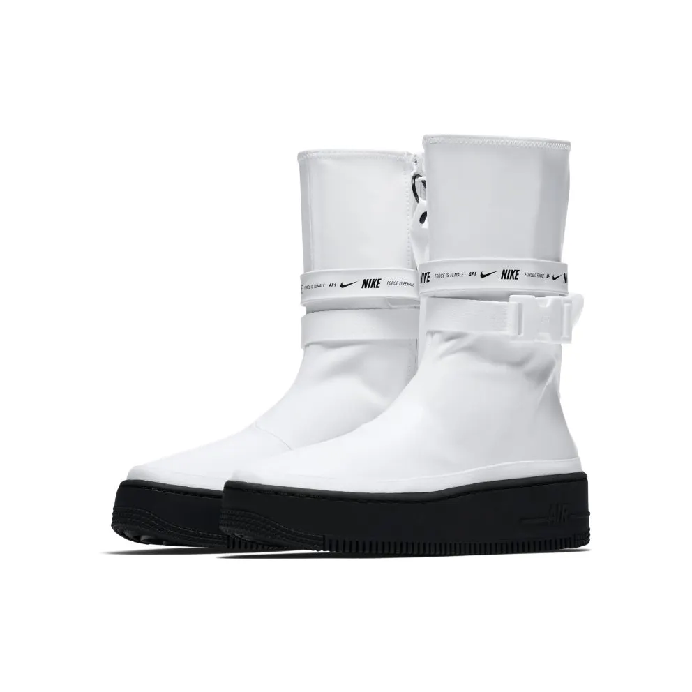 Nike Air Force 1 Sage High White (W) White/White-Black (AQ2771-100)