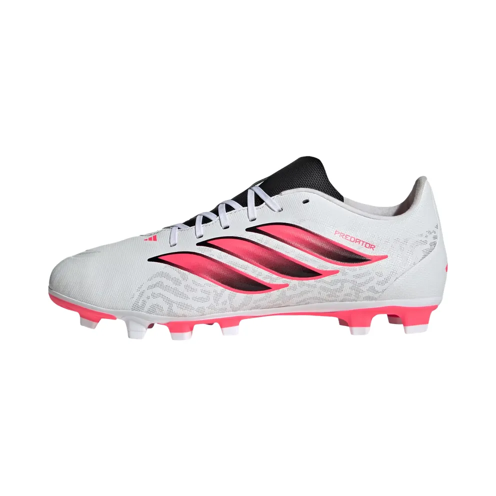 Adidas Predator Club FG/MG Soccer Cleats “Cloud White / Solar Turbo / Core Black” (IH2111)