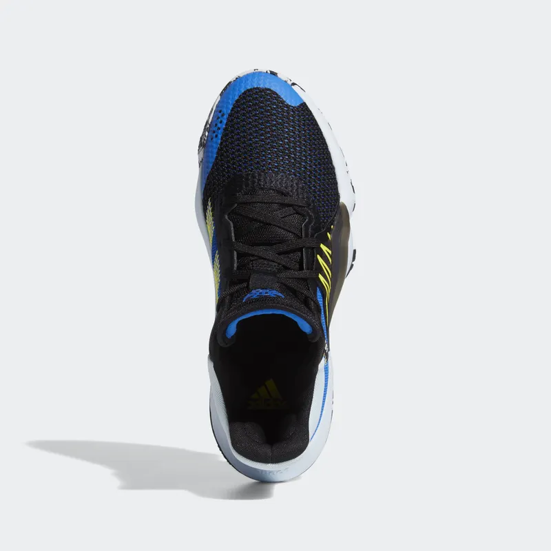 adidas D.O.N Issue #1 Black Black/Glory Blue/Shock Yellow (EF9908)