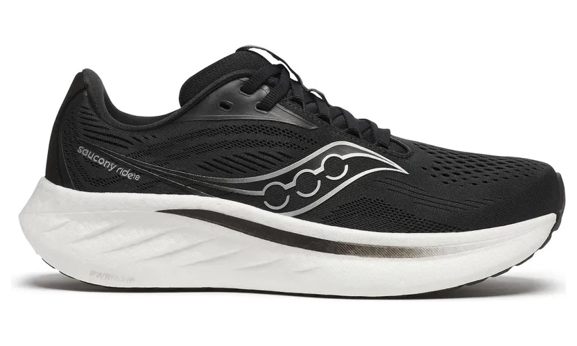 SAUCONY Ride 18 “Black / White” (S11000-100)