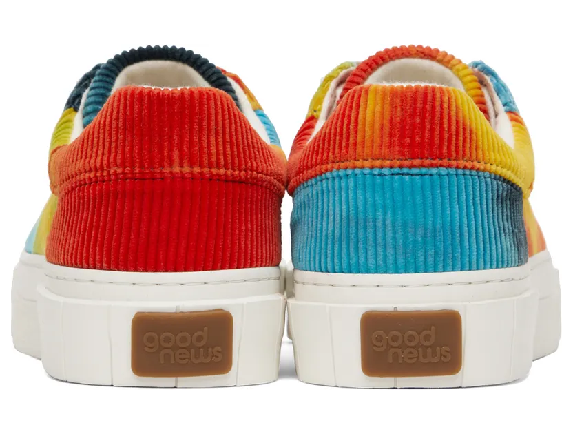 Good News Multicolor Corduroy Opal Sneakers (GNOPAL062) (2)