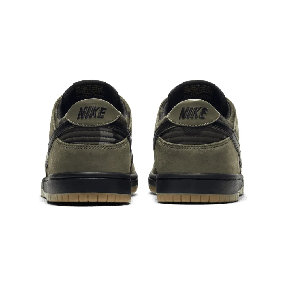 Nike SB Dunk Low Skate Camo Medium Olive/Black-Gum Light Brown (854866-209)