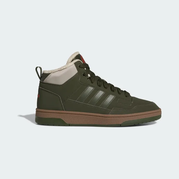 adidas Rapid Court Mid Winterized “Night Cargo / Night Cargo / Wonder Beige” (KI3908)