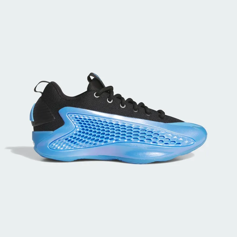 adidas Anthony Edwards 1 Low Sports Shoes Kids Blue Burst Core Black Blue Burst (JQ6130)