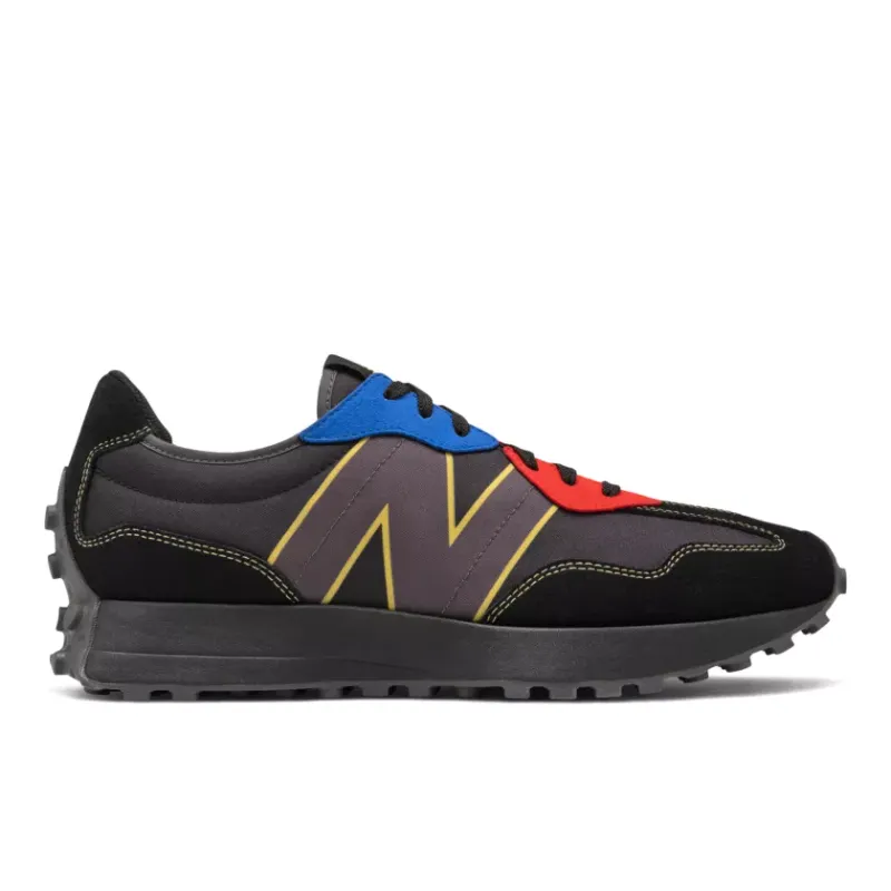 New Balance 327 Black Yellow Blue Red (MS327BC1)