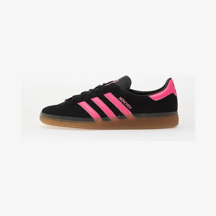Adidas Muenchen W “Core Black / Lucid Pink / Gum5” (JS4000)