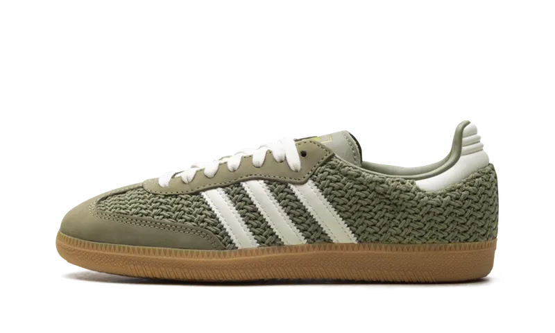 adidas Samba OG “Orbit Green” Crochet: gehaakt groen op een klassieker