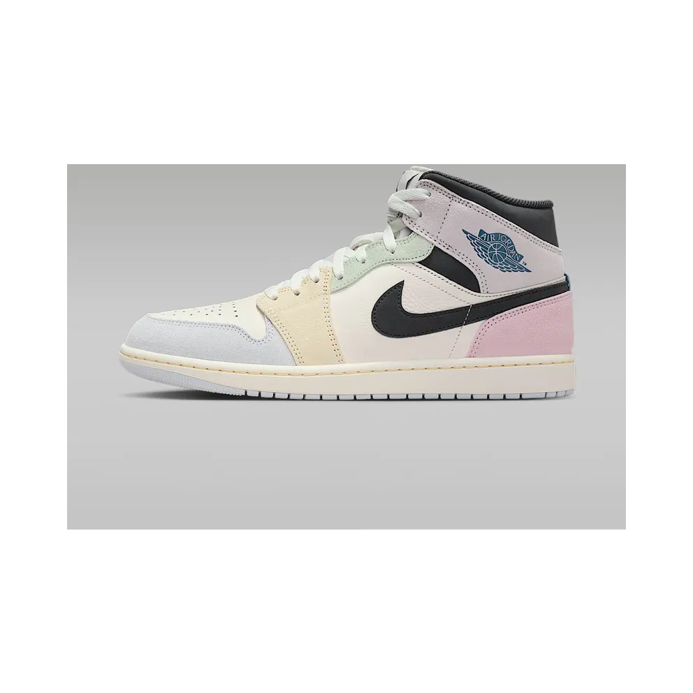 Air Jordan 1 Mid “Sail / Anthracite-Jade Aura-Iced Jade” (IB7110-100)