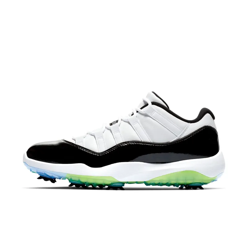 Jordan 11 Retro Low Golf Concord White/Black-Volt (AQ0963-101)