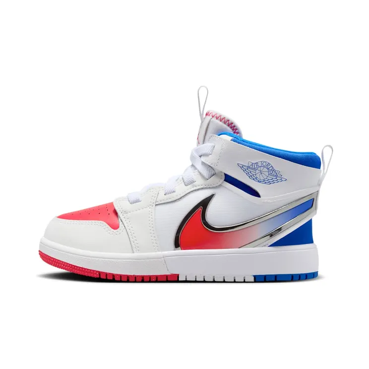 Jordan 1 Mid RM EasyOn “White / Racer Blue / Siren Red” (FQ1282-100)