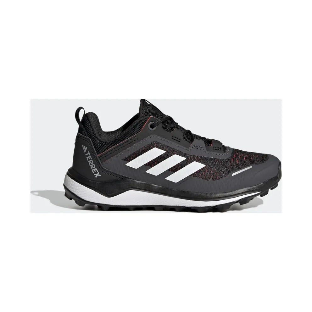 adidas TERERX Agravic Flow Trailrunning-Schuh Core Black / Crystal White / Solar Red (HQ3502)