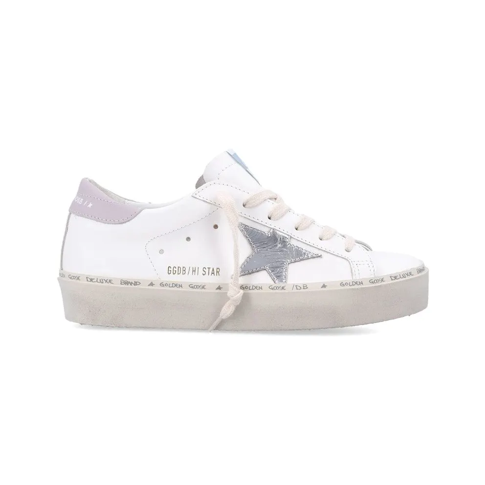 Golden Goose Hi Star White Silver Lilac (GWF00118.F006845.10527)