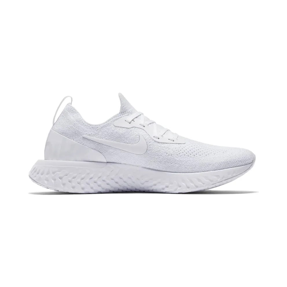 Nike Epic React Flyknit True White (W) True White/White-Pure Platinum (AQ0070-102)