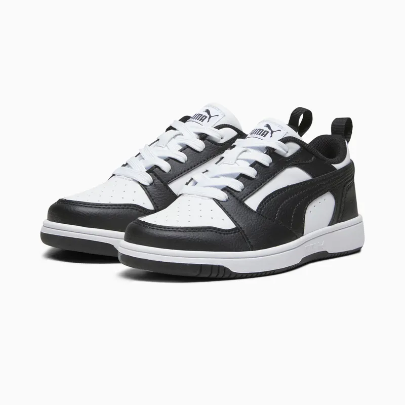 Puma Rebound V6 Lo White/Black (393834-01)