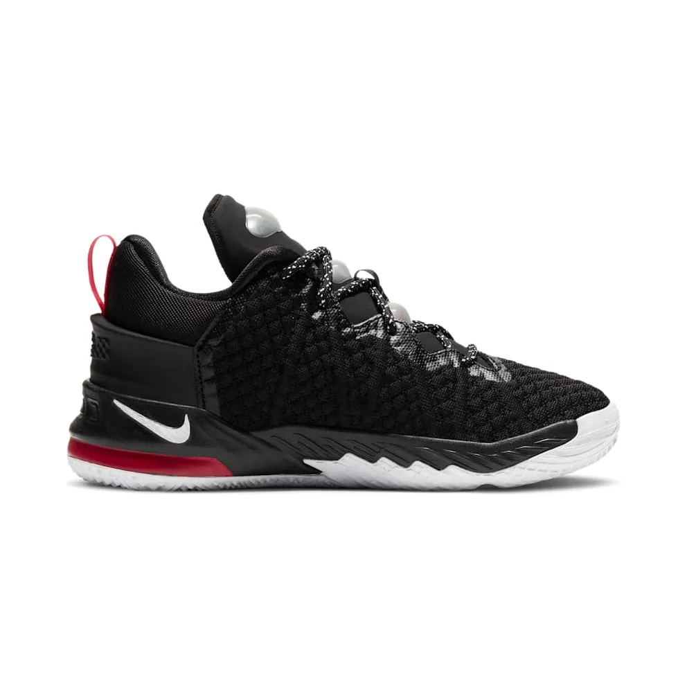 Nike LeBron 18 Bred (PS) Black/White-University Red (CT4710-001)