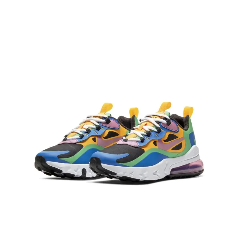 Nike Air Max 270 React Magic Flamingo (GS) Off Noir/University Gold/Soar (CU4668-001)