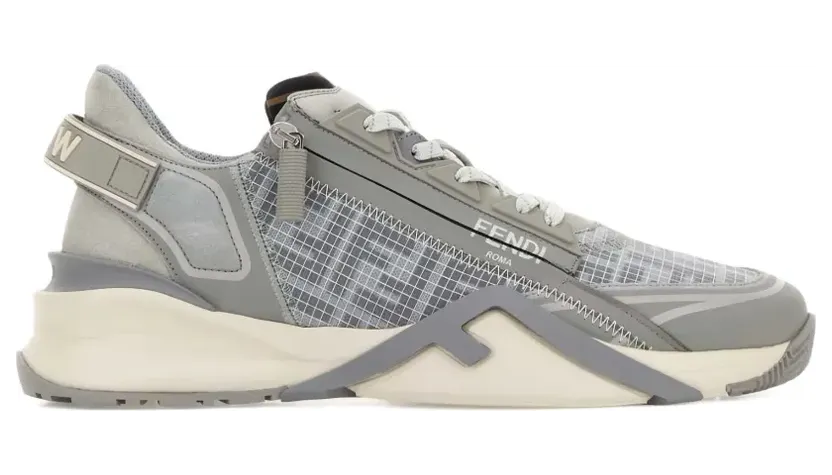 FENDI Sneakers mit Reißverschluss – Grau (7E1844AWCW)