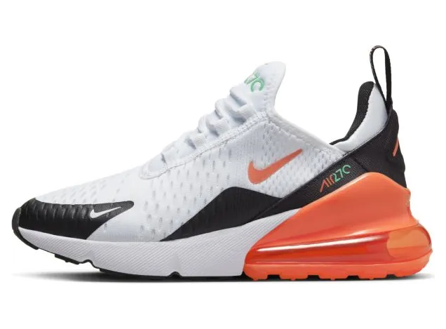 Nike Air Max 270 White Turf Orange (GS) (943345-107)