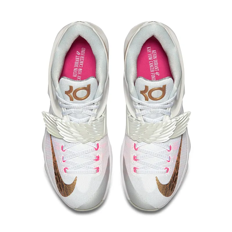 Nike KD 7 Aunt Pearl White/Metallic Gold-Pink Pow-Pure Platinum (706858-176)