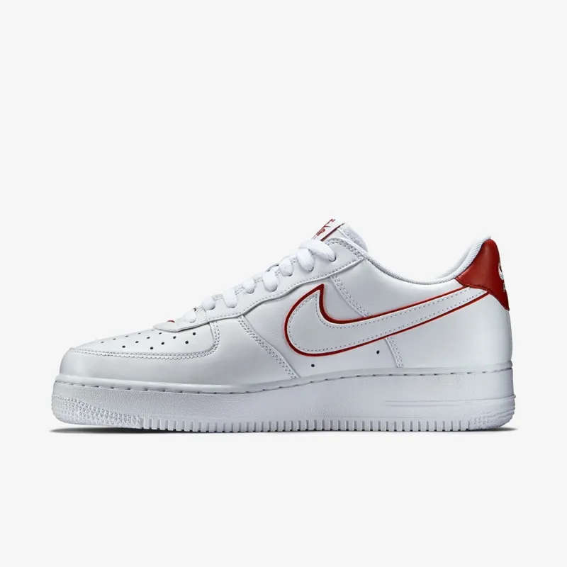 Nike Air Force 1 Low BHM (2015) White/University Red/White (739389-100)