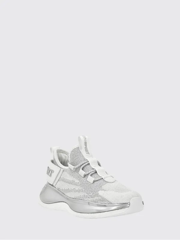 Plein Sport The Iron Tiger Gen. X.02 Knit Sneakers with a Chunky Sole White (SACSUSC0429STE003N01)
