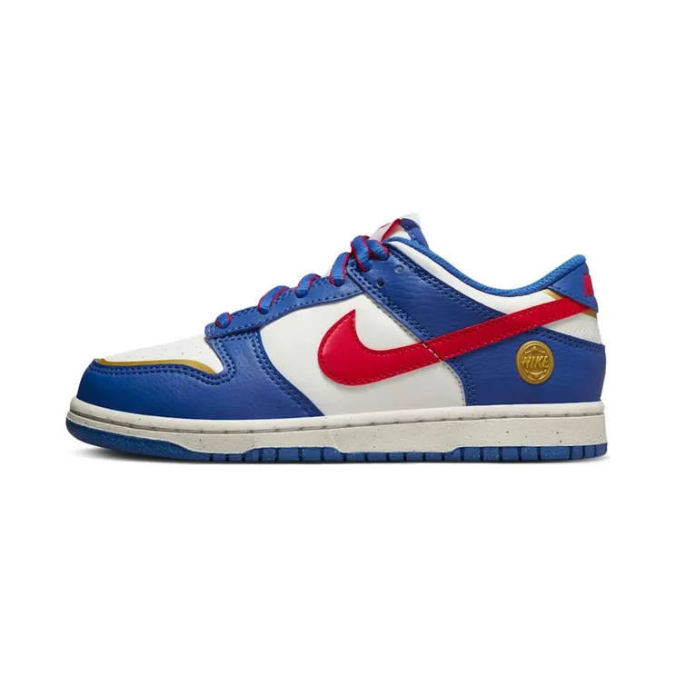Nike Dunk Low PS NN Superhero “Game Royal / Sail / Metallic Gold / University Red” (FD0673-400)