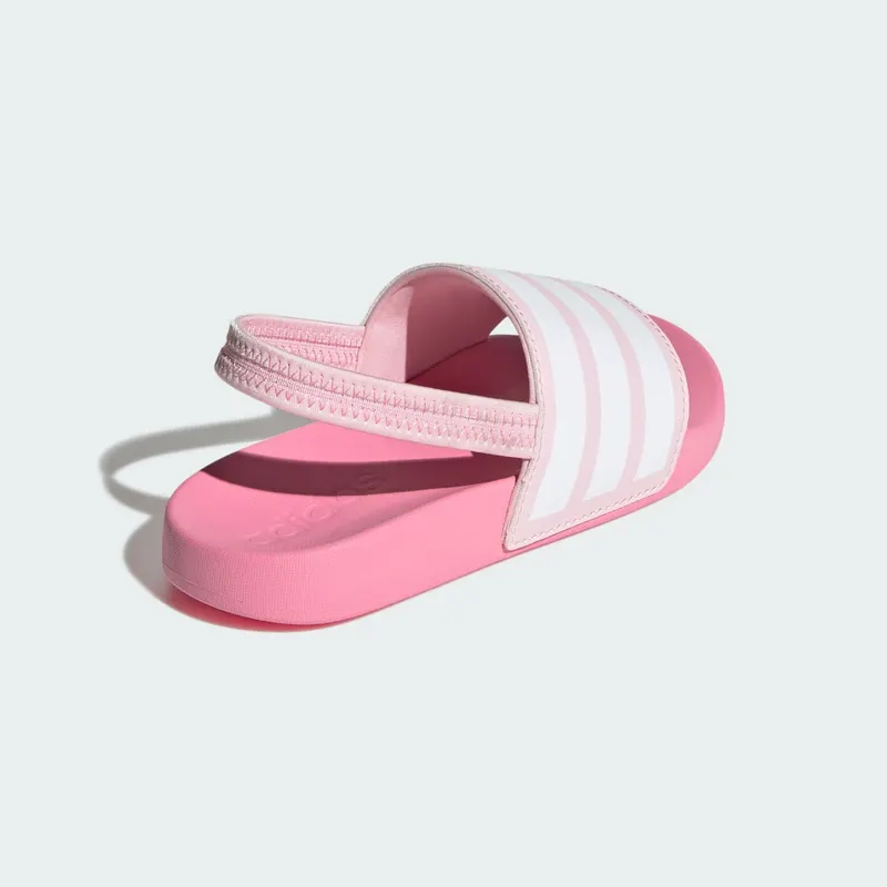 Adidas adilette Estrap Slides Kids Clear Pink / Cloud White / Bliss Pink (JR5331)