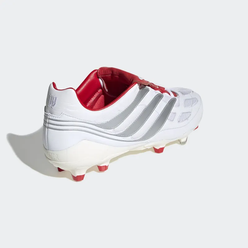 adidas Predator Precision FG 25 Year Pack David Beckham Footwear White/Silver Metallic/Predator Red (F97223)