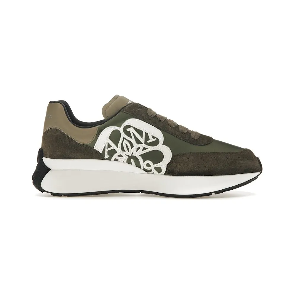 Alexander McQueen Sprint Runner Khaki (705074 W4UI8 3398)