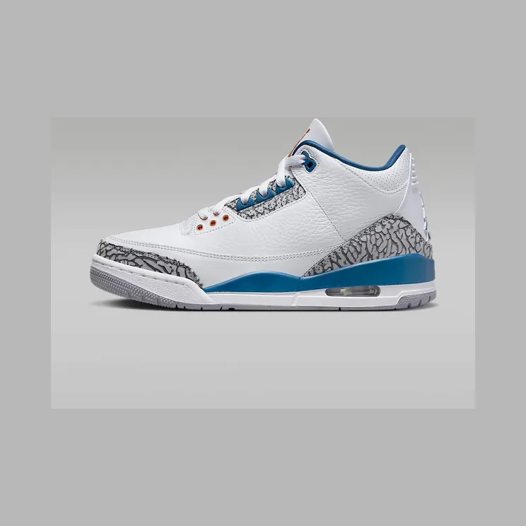 Air Jordan 3 Retro Wizards “White / True Blue / Cement Grey / Metallic Copper” (CT8532-148)