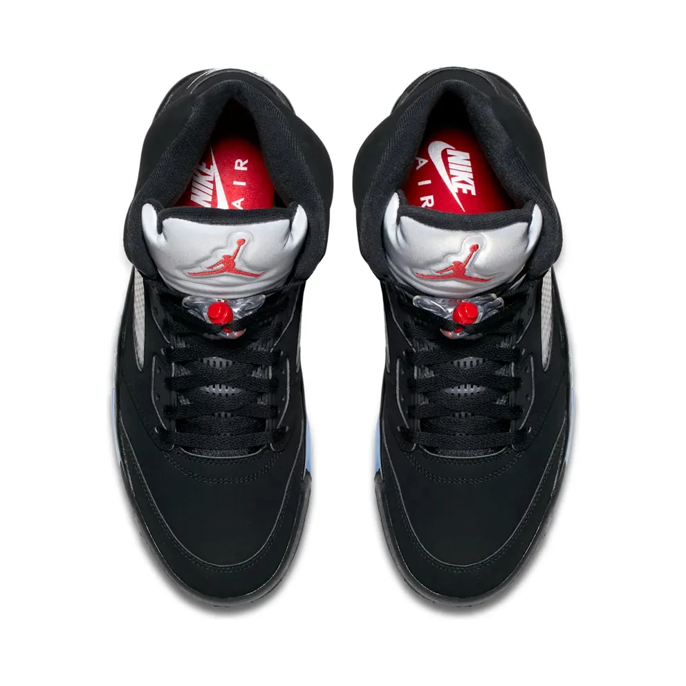 Air Jordan Nike AJ 5 V Retro Black Metallic (2016) (845035-003)