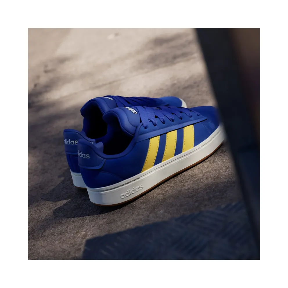 Adidas Grand Court Alpha Semi Lucid Blue / Utility Yellow / Off White (JI1714)
