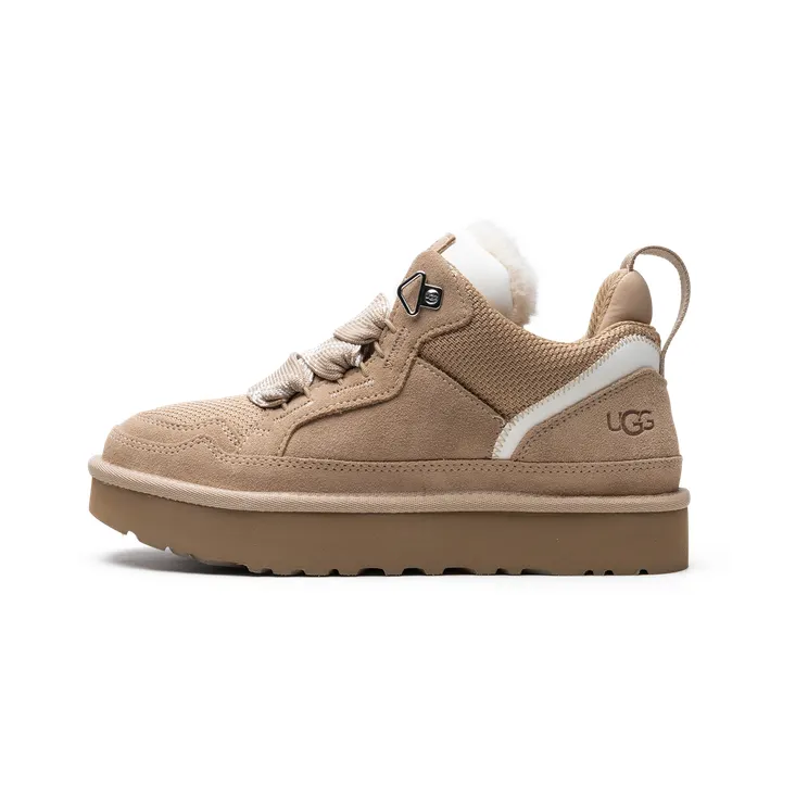 UGG Lowmel “Sand”: zandtinten op een platformzool