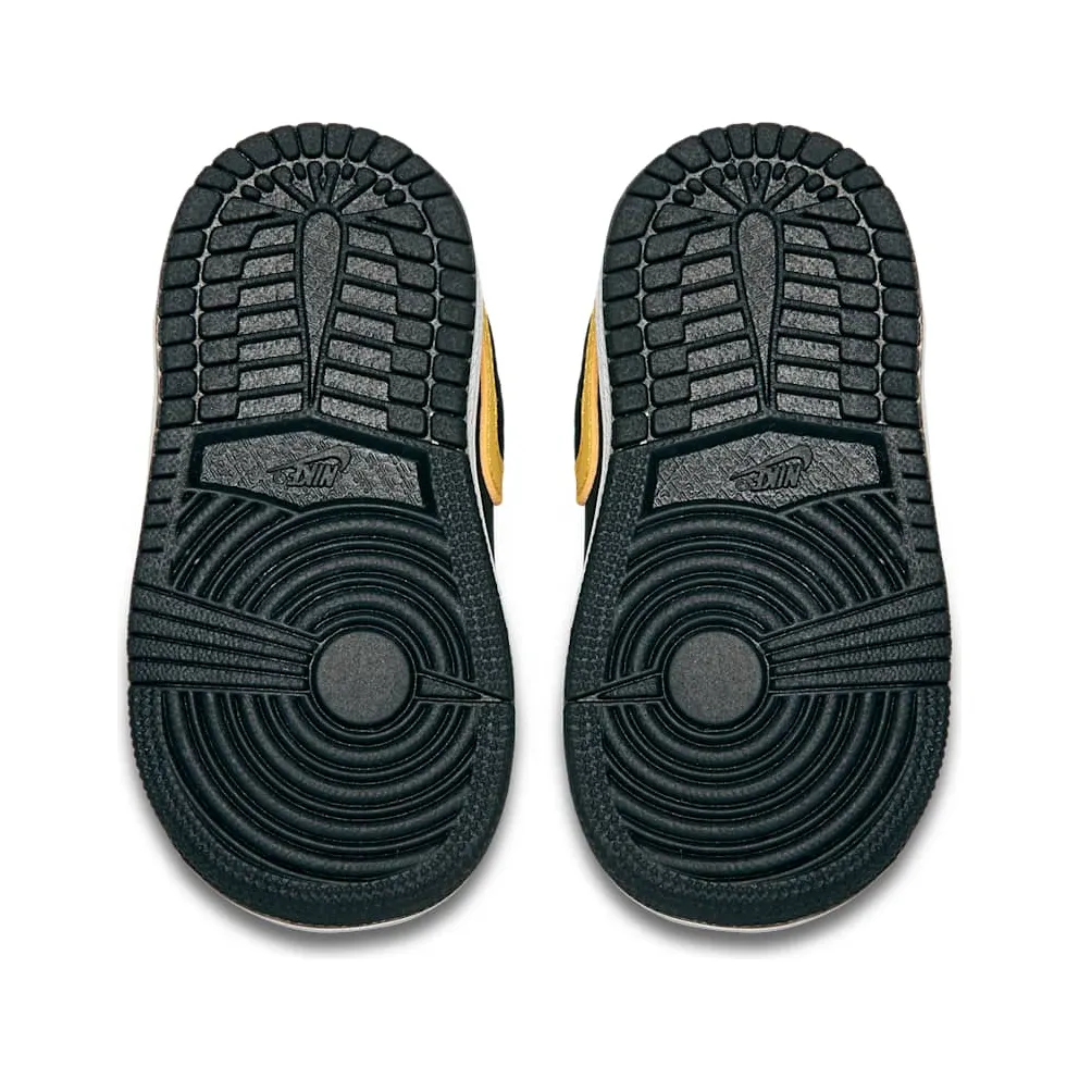 Jordan 1 Mid Reverse New Love (TD) Black/University Gold-White (640735-071)