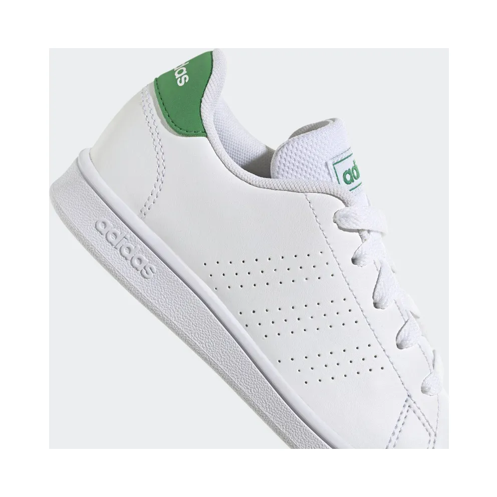 Adidas Advantage Lifestyle Court Lace Cloud White / Green / Core Black (GY6995)