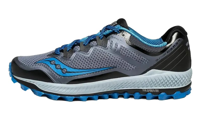 Saucony Peregrine 8 “BLACK/GREY/BLUE” (S20424-2)