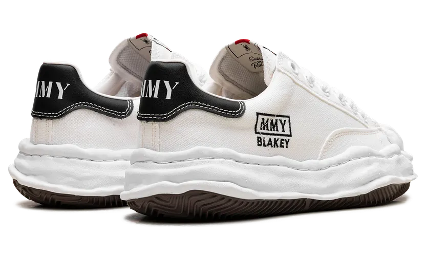 Maison Mihara Yasuhiro Blakey OG Sole Canvas Low “WHITE” (A08FW735-WHT) (2)