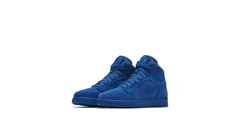 Jordan 1 Retro Blue Suede (GS) Team Royal/Team Royal (705300-404)