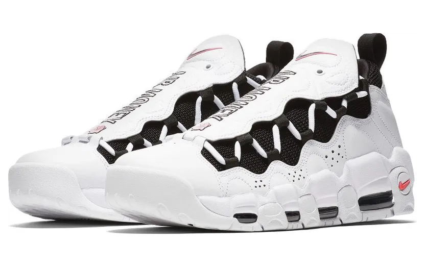 Nike Air More Money White Black Coral Chalk