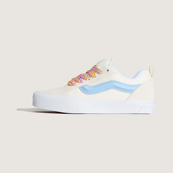 Vans Knu Skool Oversized Lace White Blue (VN000D6ZZ5D)