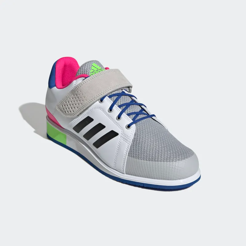 Adidas Power Perfect 3 Tokyo Weightlifting Cloud White / Core Black / Team Solar Green (GZ1476)