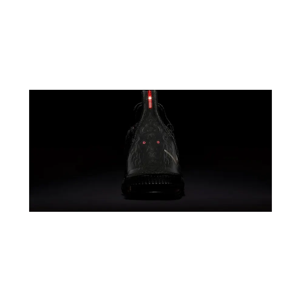 Nike LeBron 16 Fresh Bred (GS) Black/Black-University Red (AQ2465-002)
