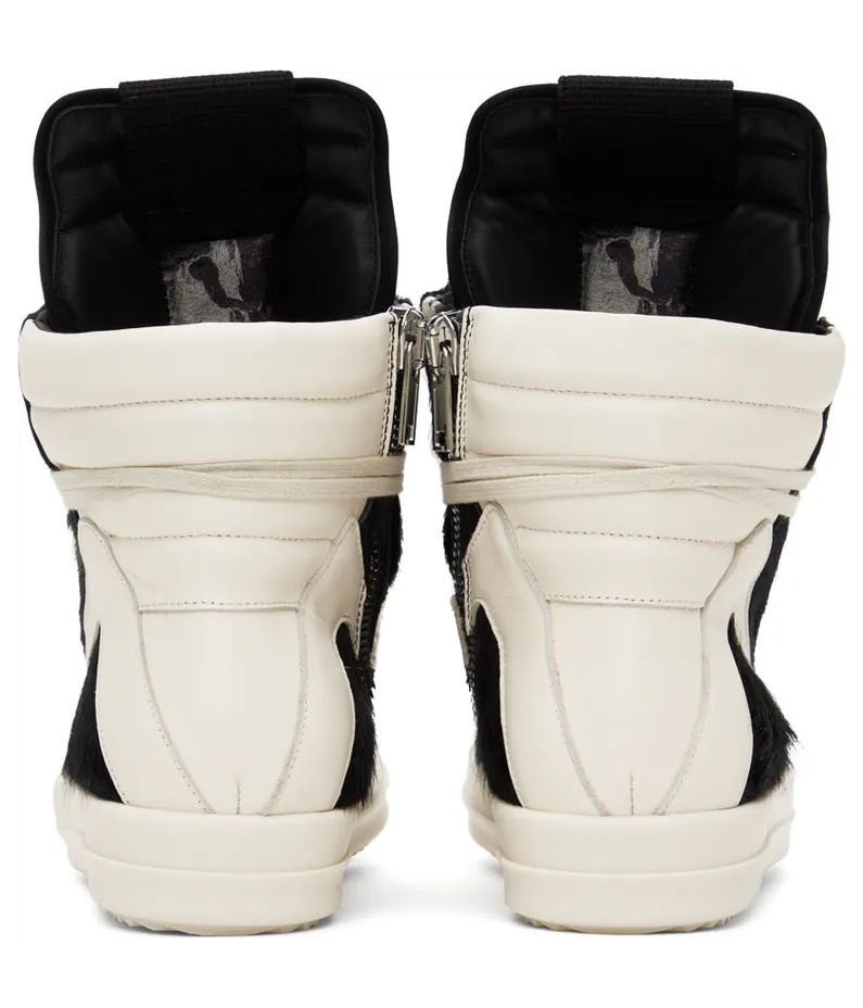 Rick Owens Black Geobasket Sneakers (RR02B2894 LHL) (2)