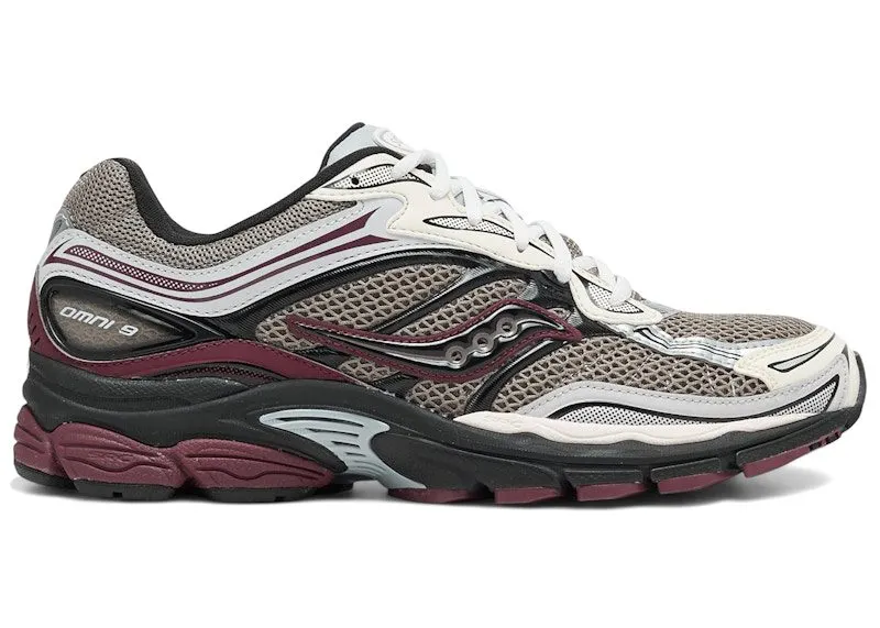 Saucony ProGrid Omni 9 Tomorrow, Meet Yesterday Pack Tan Maroon (S70832-8)